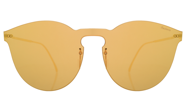  Leonard II Mask Sunglasses in Bright Gold Bright Gold