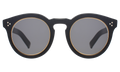 Front view of Leonard II Ring Sunglasses in Black/Grey