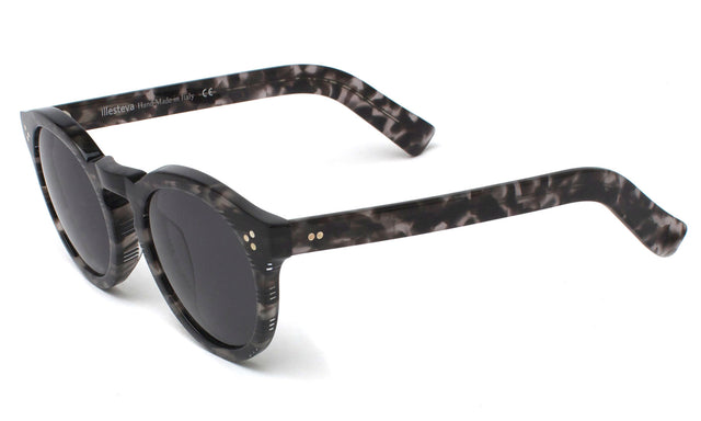 Leonard II Sunglasses Side Profile in Spider Stripes Grey