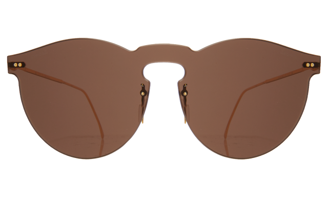  Leonard Mask Sunglasses in Dark Brown Dark Brown