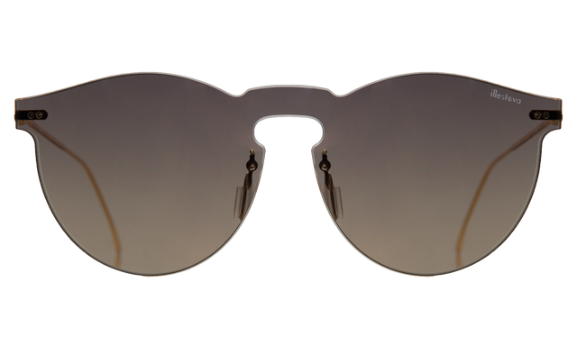  Leonard Mask Sunglasses in Silver Gradient Silver Gradient