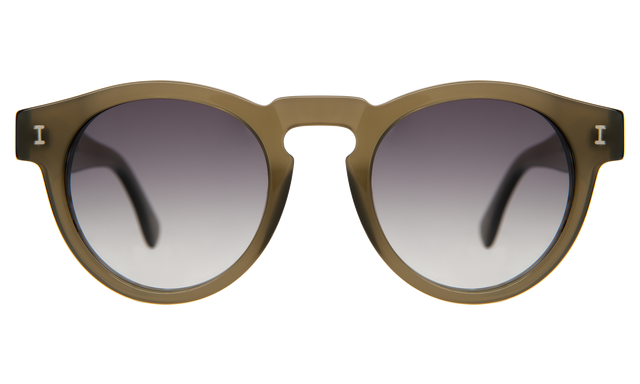 Leonard Sunglasses in Olive with Grey Gradient