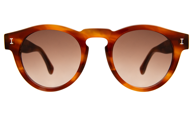 Leonard Sunglasses in Saffron Havana with Brown Gradient