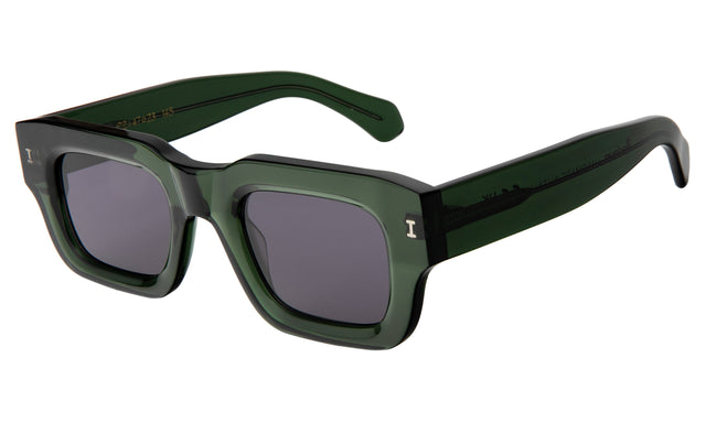 Lewis Sunglasses Side Profile in Pine / Grey Flat