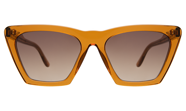 Lisbon Sunglasses in Cider with Brown Gradient