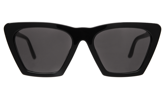 Lisbon Sunglasses in Black with Grey