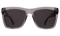 Front view of Los Feliz Sunglasses in Grey/Grey