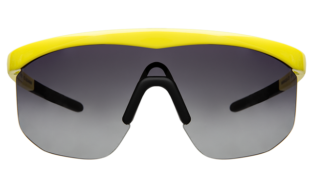 Managua Sunglasses in Neon Yellow Grey Gradient
