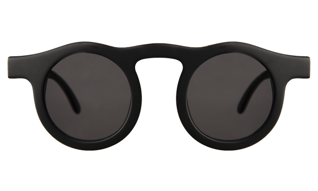 Marlene Sunglasses front view in Matte Black Grey