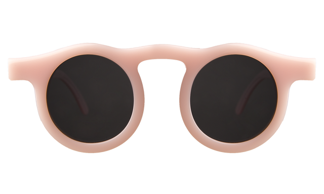 Marlene Sunglasses front view in Pale Pink Grey