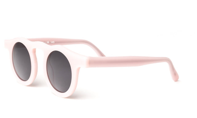 Marlene Sunglasses side view in Pale Pink Grey