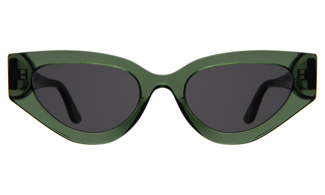 Mary Lou 51 Sunglasses in Pine with Grey Flat