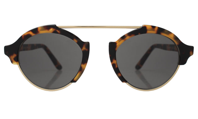 Milan IV Sunglasses in Tortoise Grey