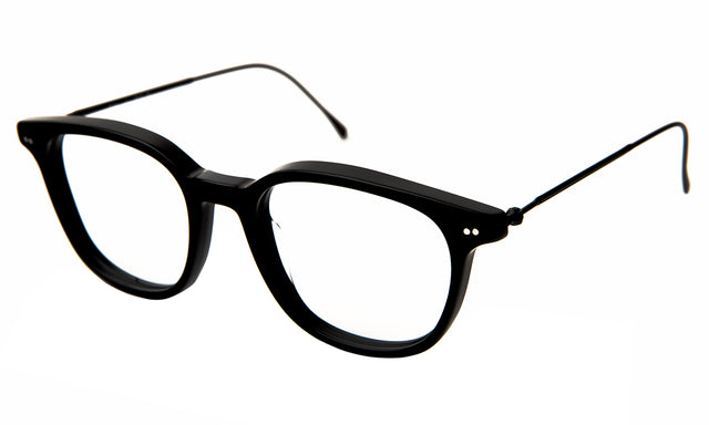 Monroe Optical side view in Black/Matte Black Optical