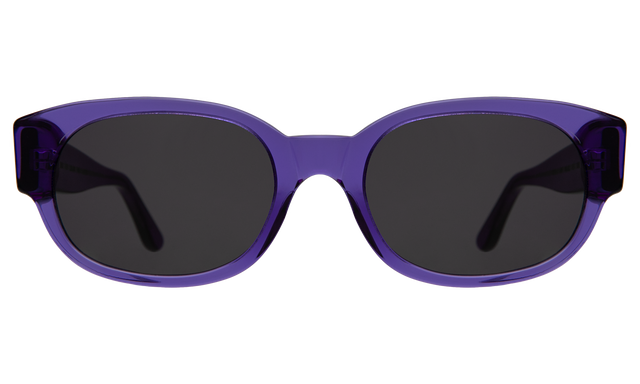 Montreal Sunglasses in Violet with Grey Flat