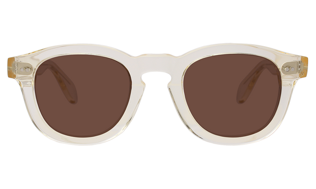 Murdoch Sunglasses Side Profile in Clear / Brown