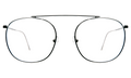 Front view of Mykonos Optical in Gunmetal/Optical