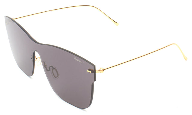 Newbury Mask Sunglasses Side Profile in Grey