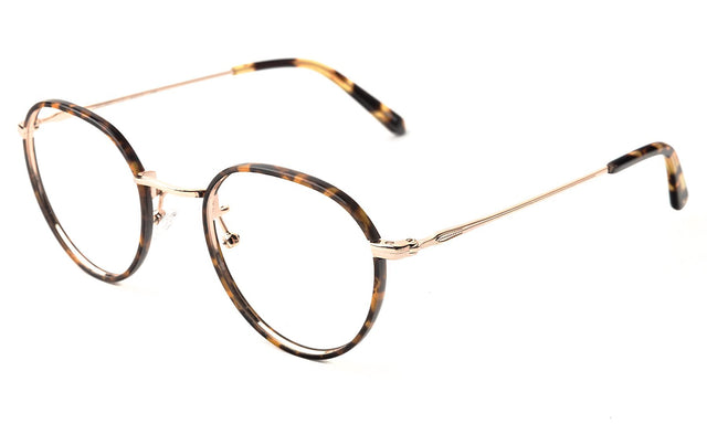 Oxford Optical Side Profile in Tortoise/Rose Gold Optical