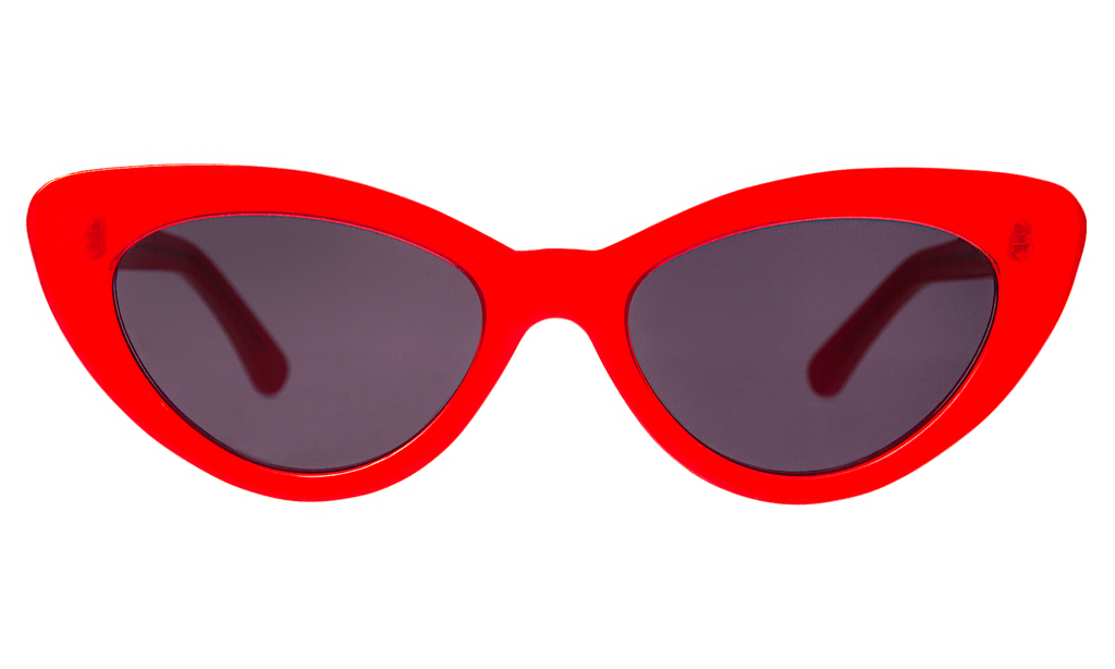 Illesteva Burgundy Red Cat-Eye Sunglasses & Other Stories cat eye sunglasses in dark red burgundy | ASOS main image 2