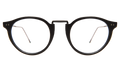 Front view of Portofino Optical in Matte Black/Optical