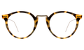 Front view of Portofino Optical in Tortoise/Optical