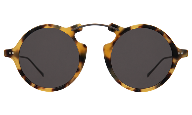Roma II Sunglasses in Tortoise Flat Grey