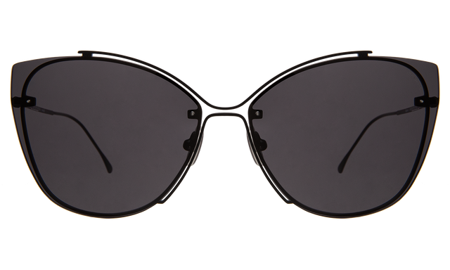 San Jose Sunglasses in Matte Black Grey