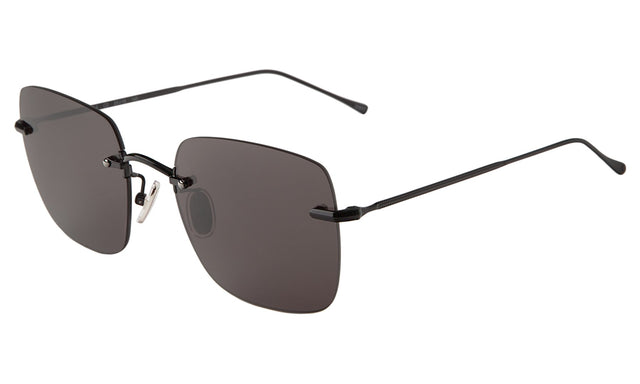 Sevilla Sunglasses Side Profile in Black Grey