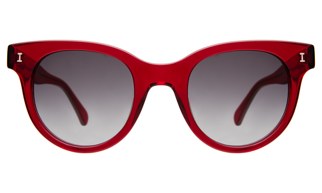 Sicilia Sunglasses in Mulberry with Grey Gradient