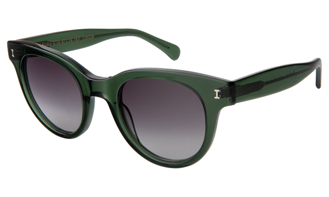 Sicilia Sunglasses Side Profile in Pine / Grey Gradient
