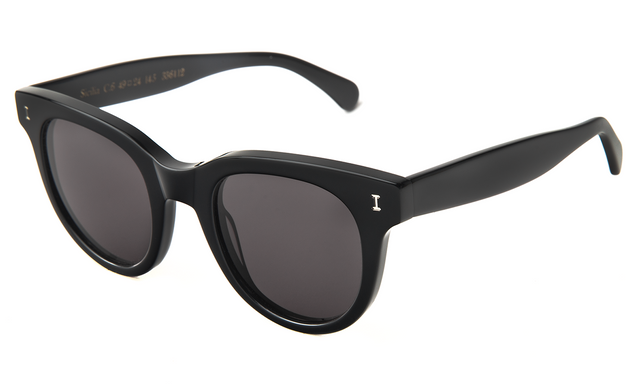 Sicilia Sunglasses Side Profile in Black