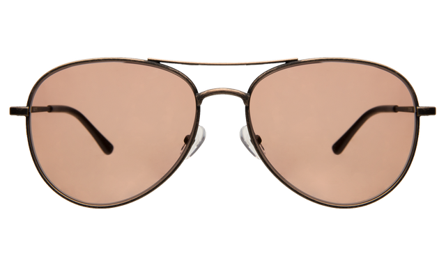 Stanton Sunglasses in Bronze with Red See Through