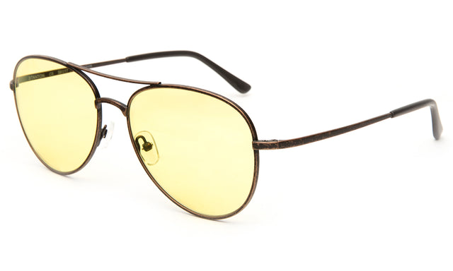 Stanton Sunglasses Side Profile in Bronze / Yellow See Through