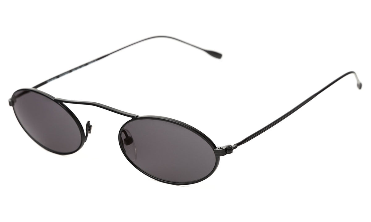 Sydney Sunglasses in Matte Black, side view