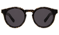 Front view of Two Point One Sunglasses in Dahlia/Grey Flat