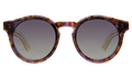 Front view of Two Point One Sunglasses in Galaxy/Champagne/Silver Flat Mirror Gradient