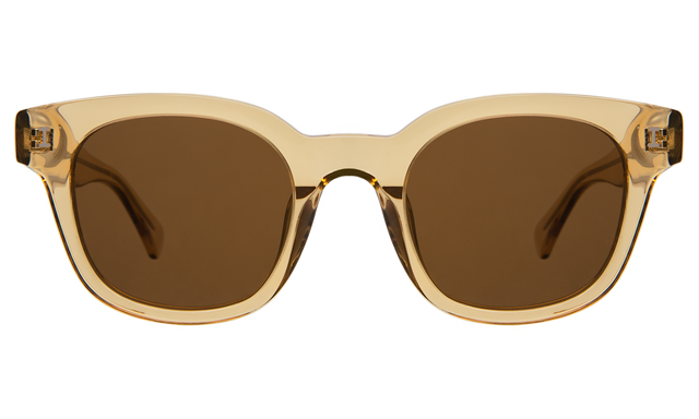 Vail Sunglasses in Citrine with Brown Flat