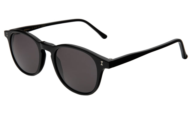 Whitman Sunglasses side view in Black / Grey