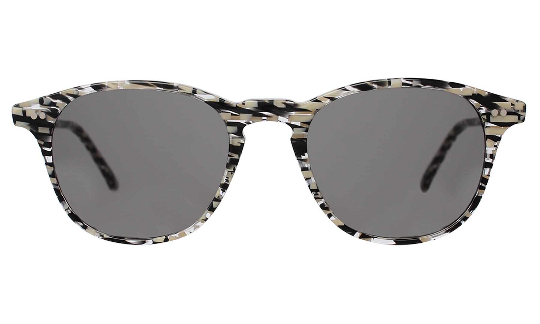 Illesteva Whitman Sunglasses Shattered Stripes/Grey Illesteva – West of Woodward main image 2