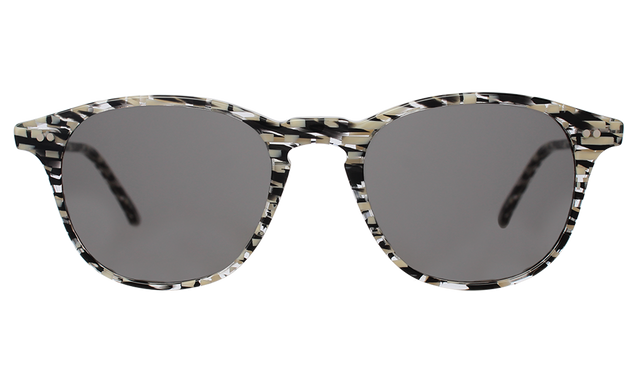 Whitman Sunglasses in Shattered Stripes with Grey