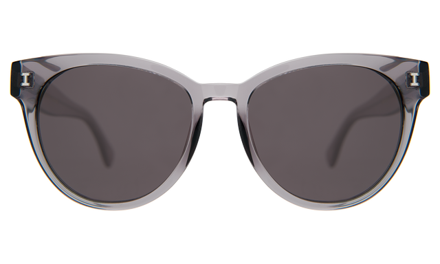  York Sunglasses front view in Mercury with Grey