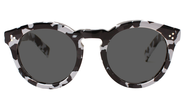 Leonard II Sunglasses Side Profile in White Camo Grey