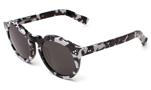 Leonard II Sunglasses Side Profile in White Camo Grey