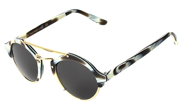  Milan Sunglasses side view in Horn Grey
